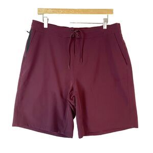 Ten Thousand Foundation‎ Shorts 9" Mens Large Maroon Performance Gym Trainning
